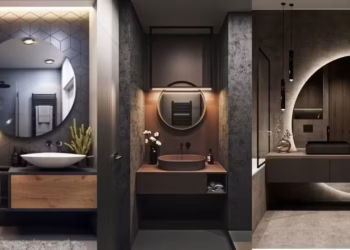 Dark and moody bathroom Ideas