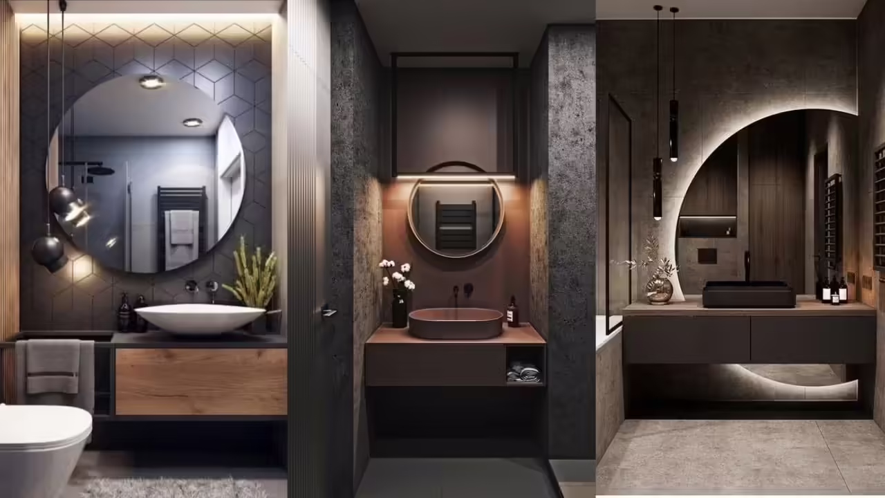 Dark and moody bathroom Ideas