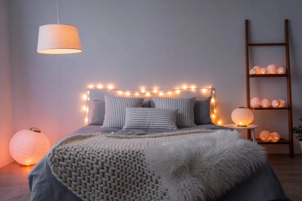 aesthetic cozy bedroom