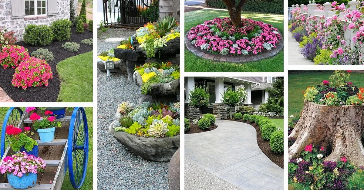DIY Garden Projects| 
house side landscaping
