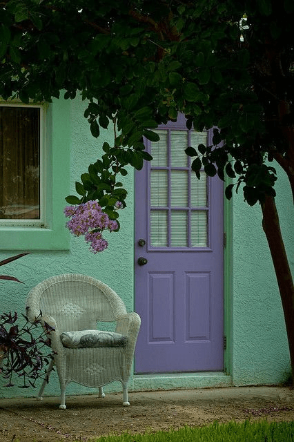 Lavender Front door 