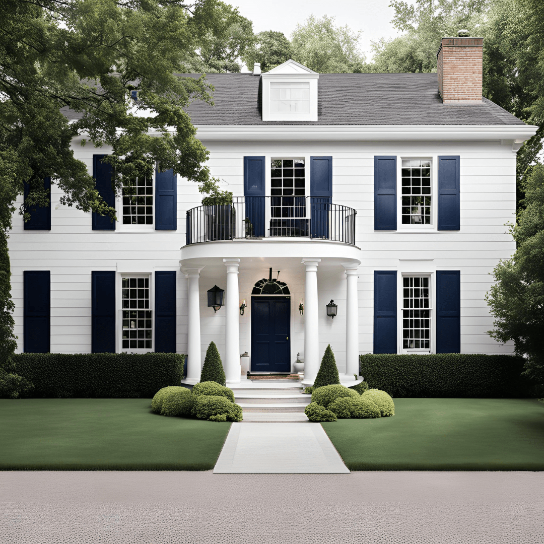 Navy blue Shutter Color 