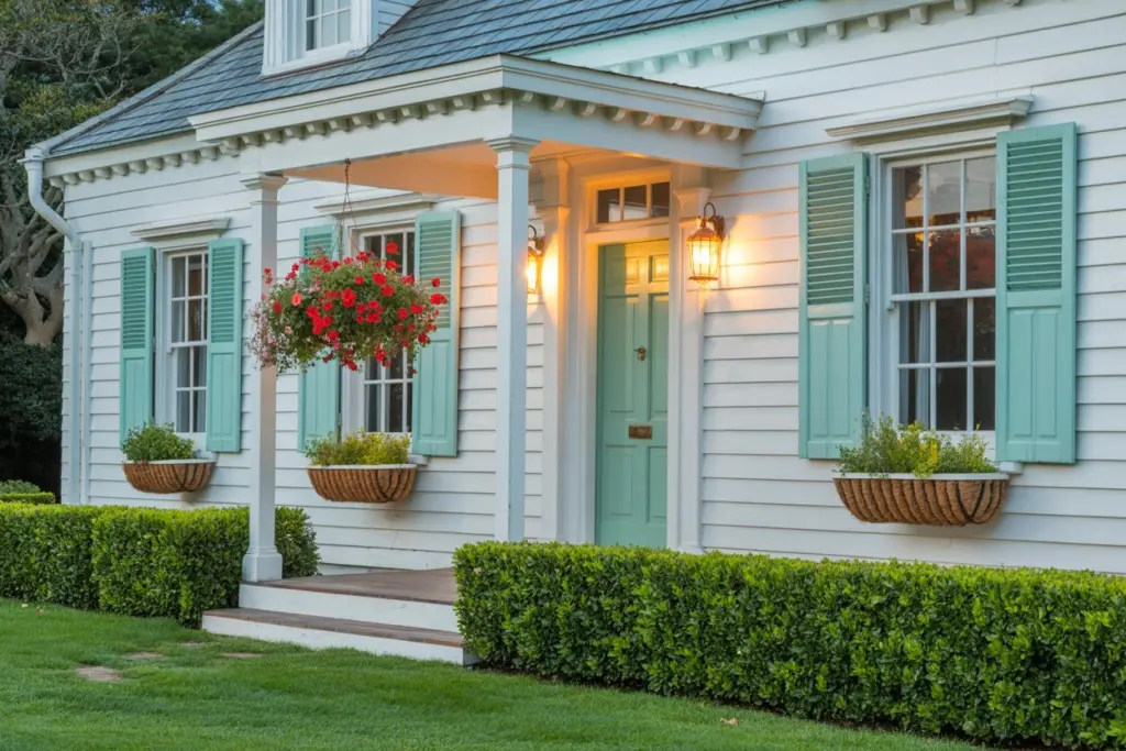 Mint Green Shutters color