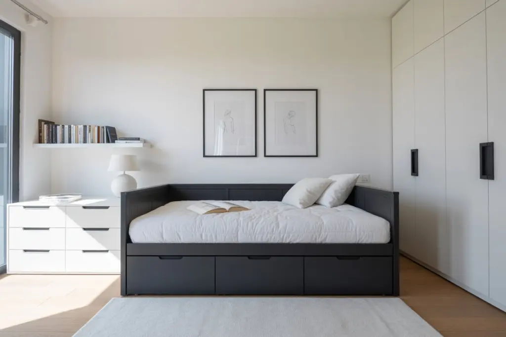 15+ Small Bedroom Ideas You Will Love! 11 small bedside table