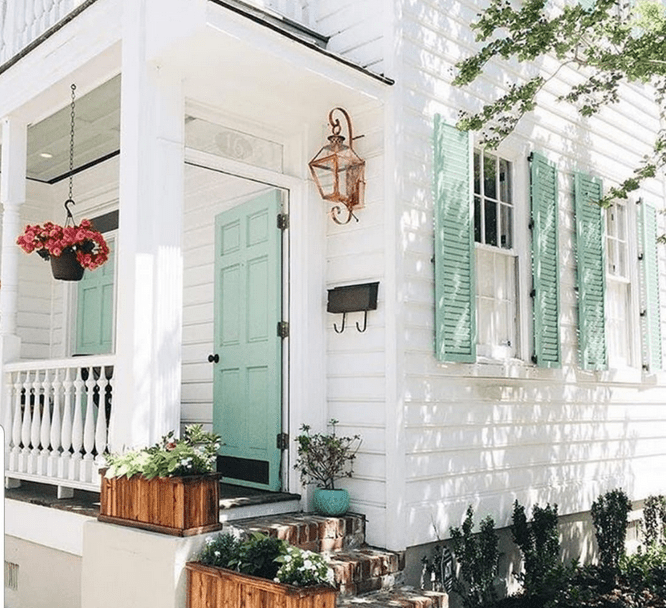 Mint Green Shutters color