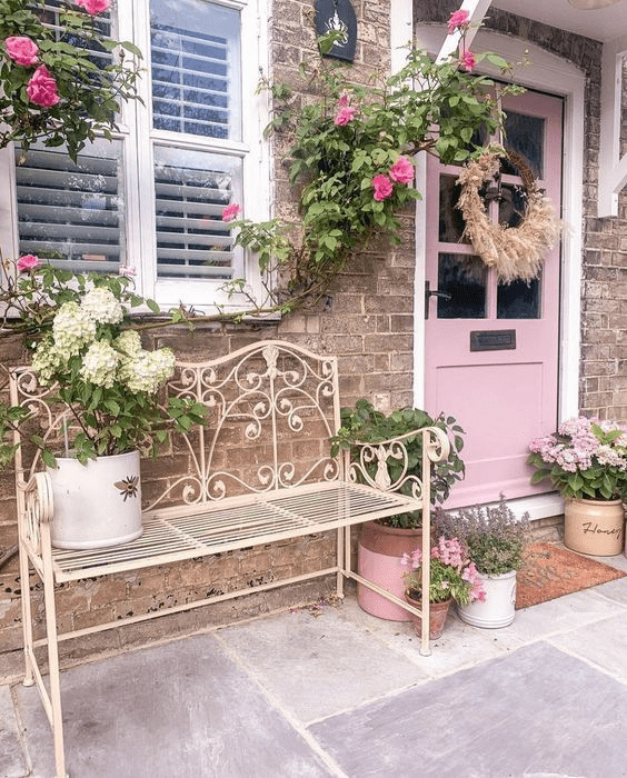white shutters exterior color