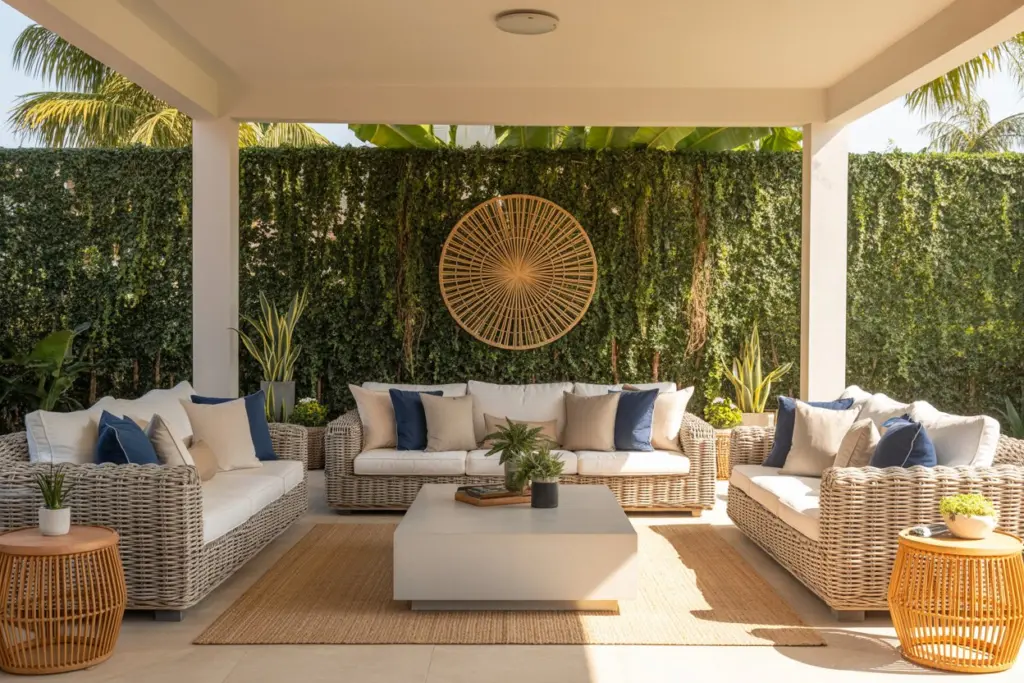 outdoor living pool and patio
