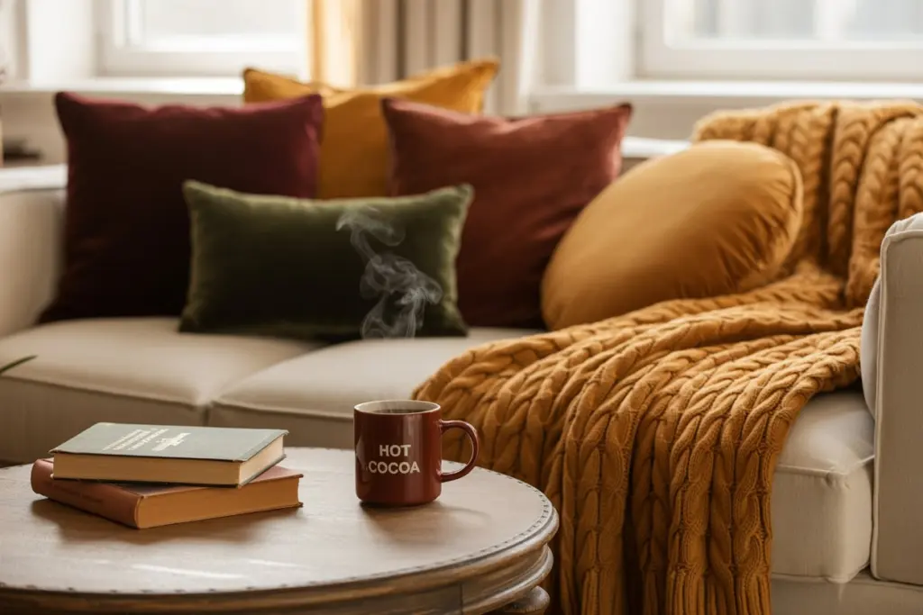 🍂NEW!🍂 2025 Fall Living Room Decor Ideas You'll Love ! 10 Cozy Up with Soft Furnishings