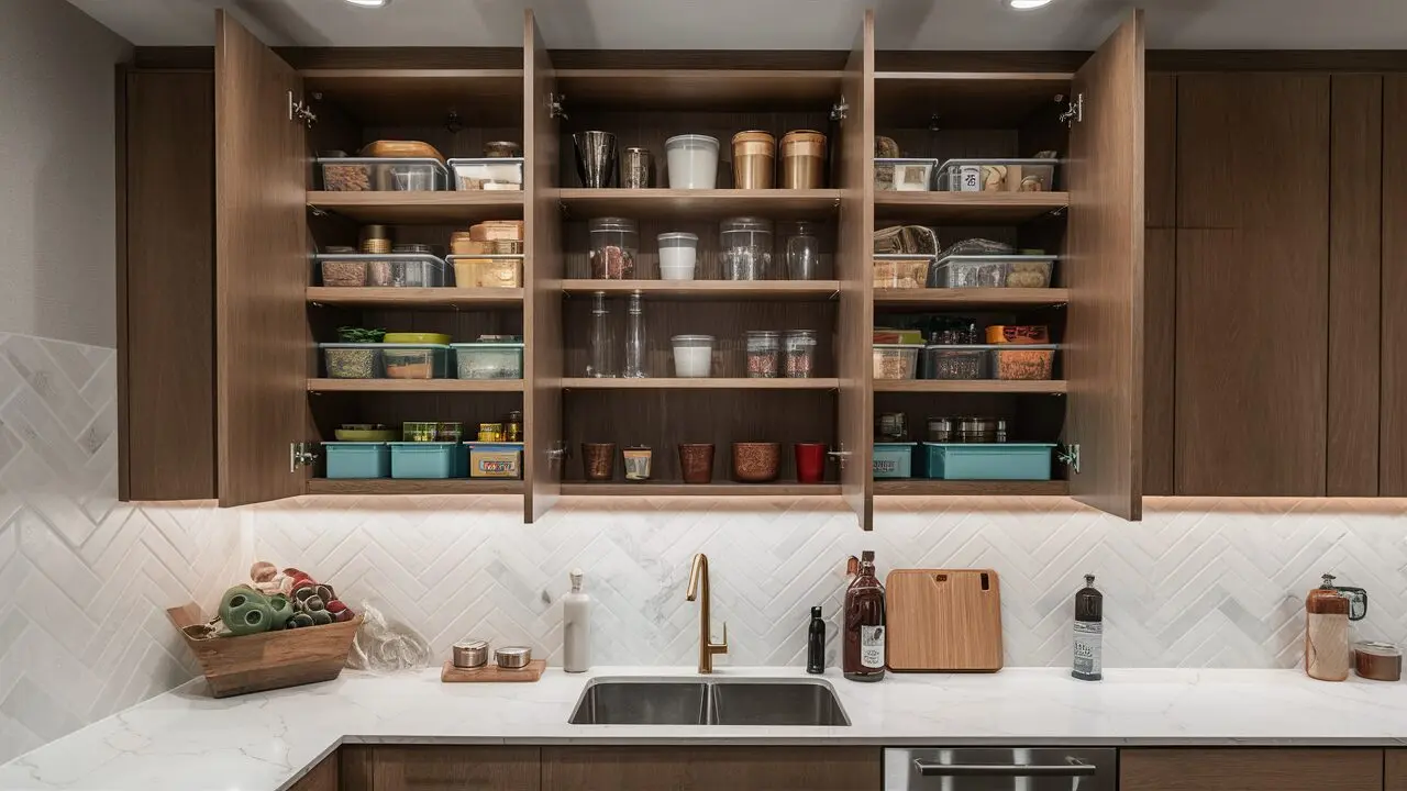 How To Optimize and Organize Your Kitchen Cabinets Space 2 Upper Kitchen Cabinet Space