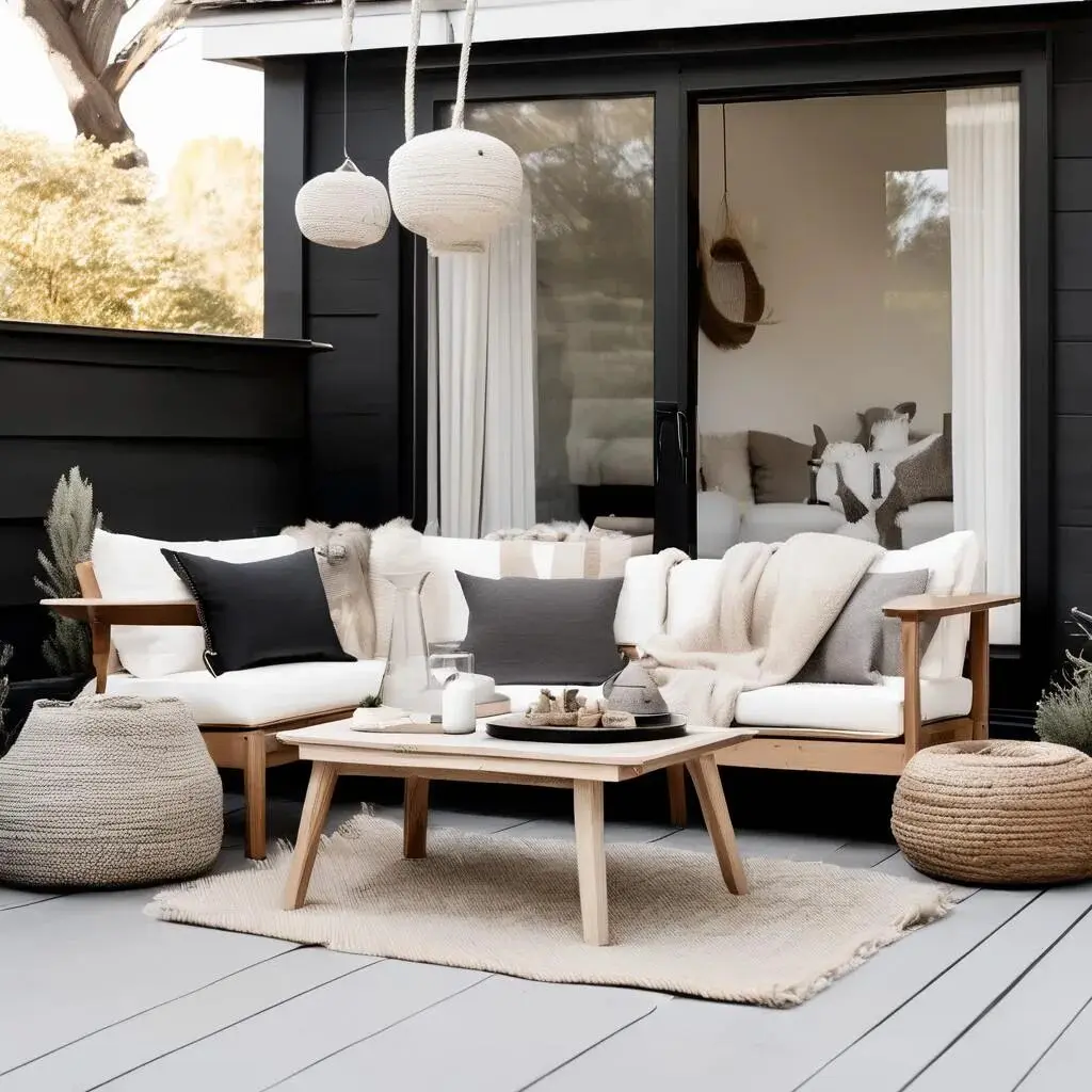 28 Outdoor Living Room Ideas You Will Love! 8 Scandinavian-inspired outdoor living room