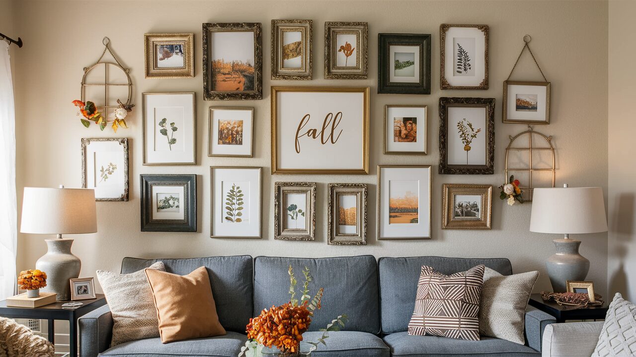 Fall-Inspired Gallery Wall