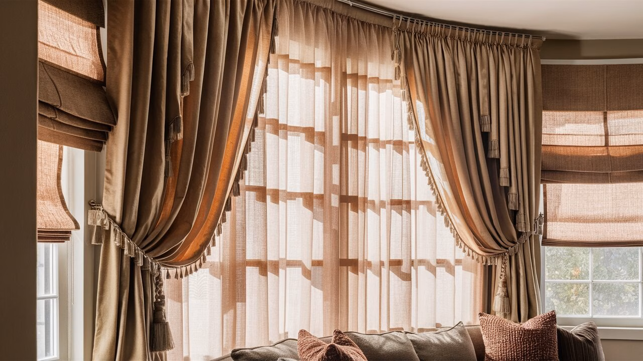  Layered Window Treatments