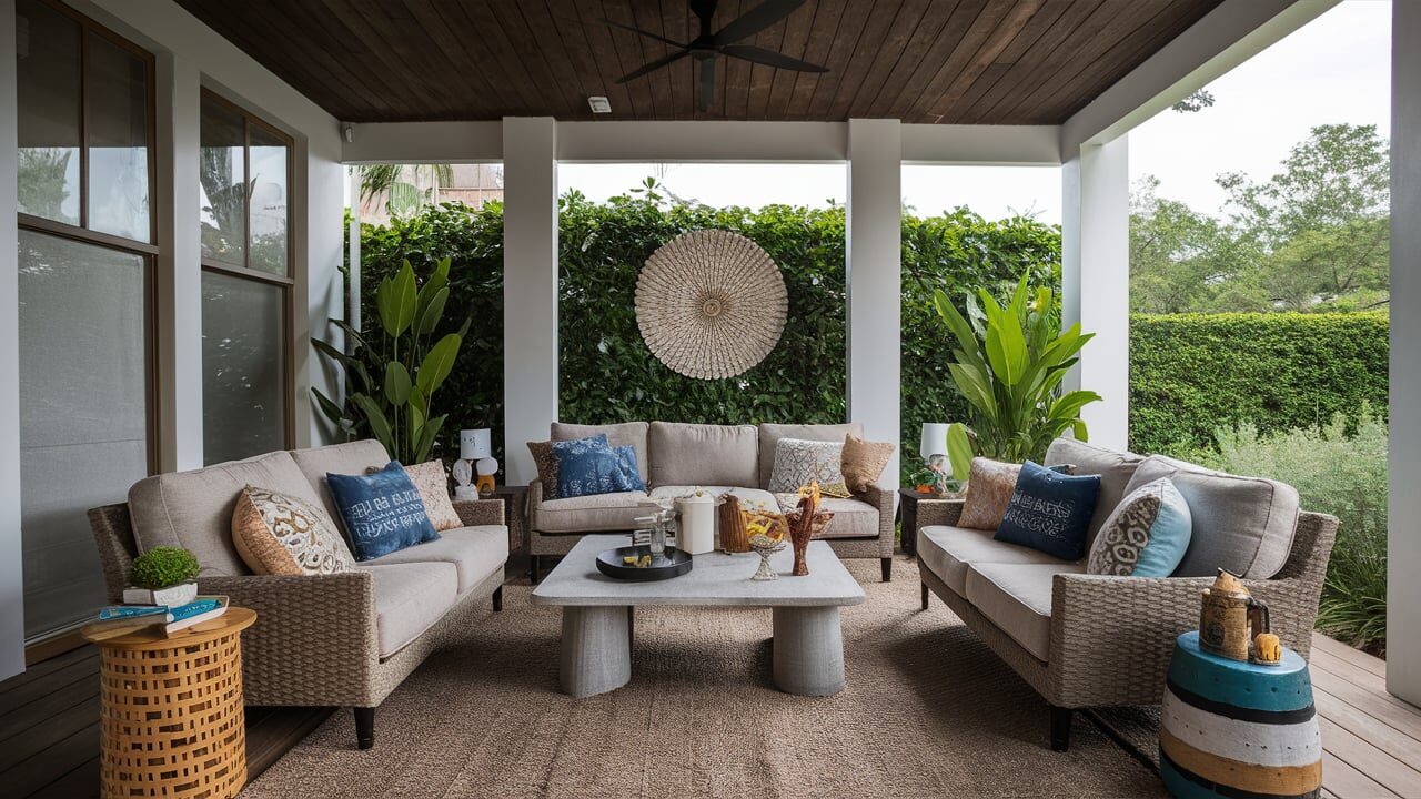 outdoor living pool and patio
