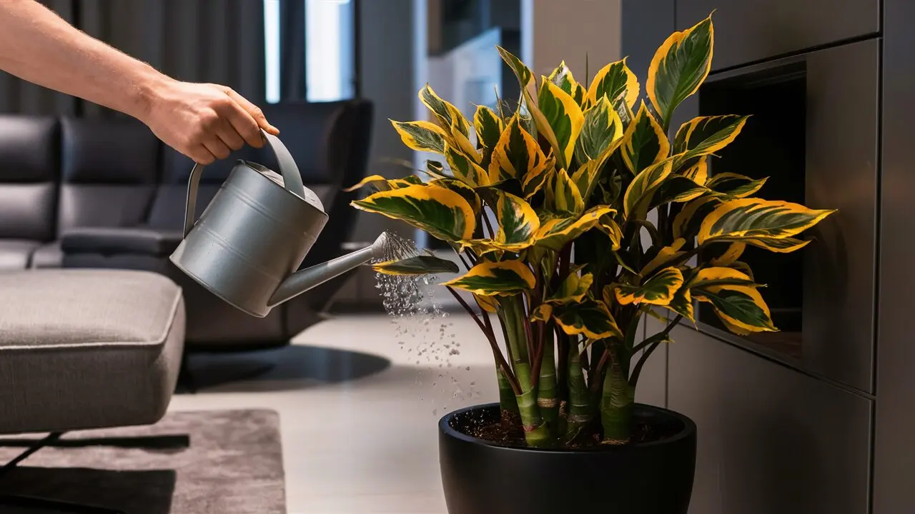 How To Care Ctenanthe Golden Mosaic (ctenanthe lubbersiana care) 3 ctenanthe golden mosaic care