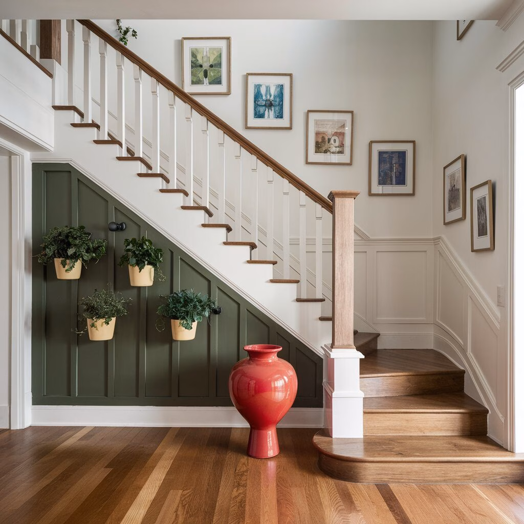 How to Decorate a Staircase Wall 