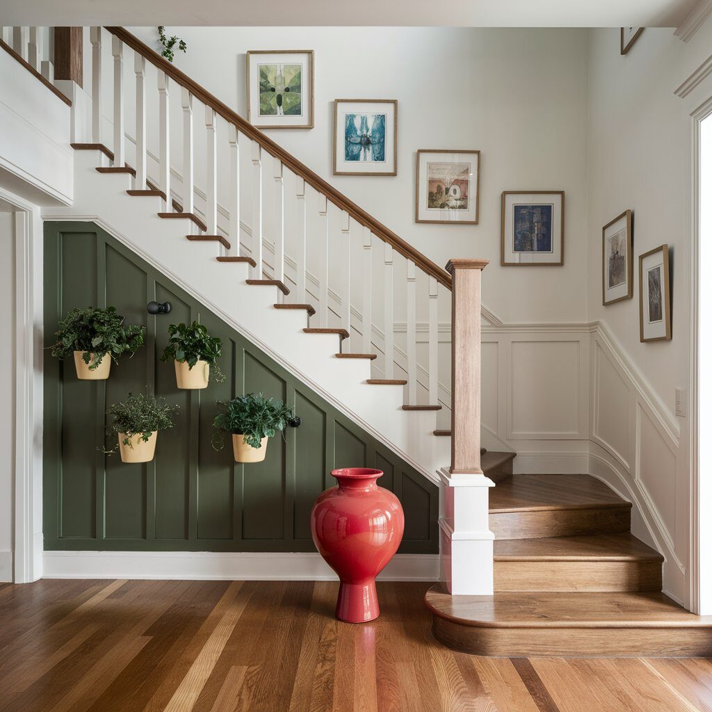 How to Decorate a Staircase Wall 