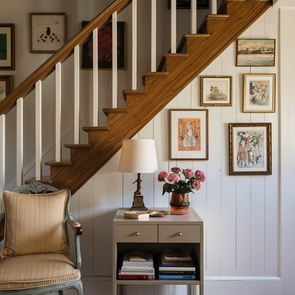 Entrance and Stairs Makeover