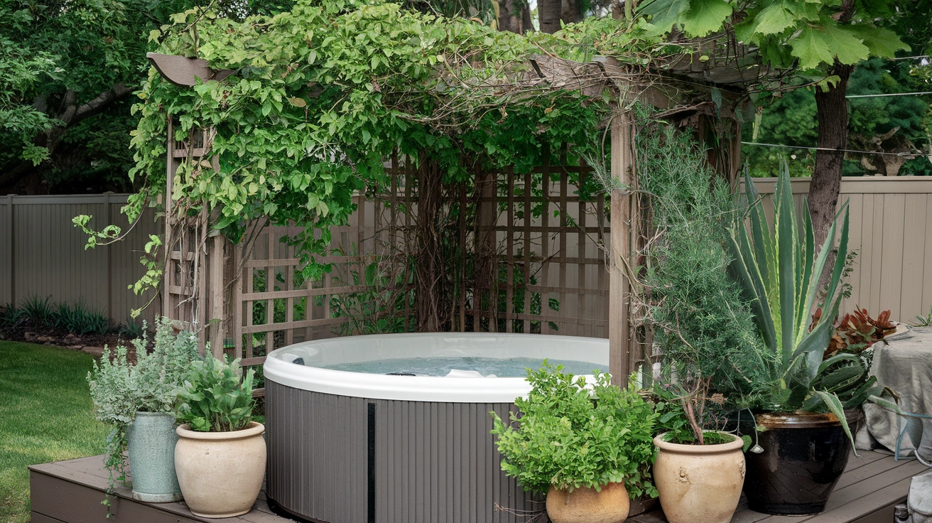 Backyard Hot Tub Landscaping Ideas