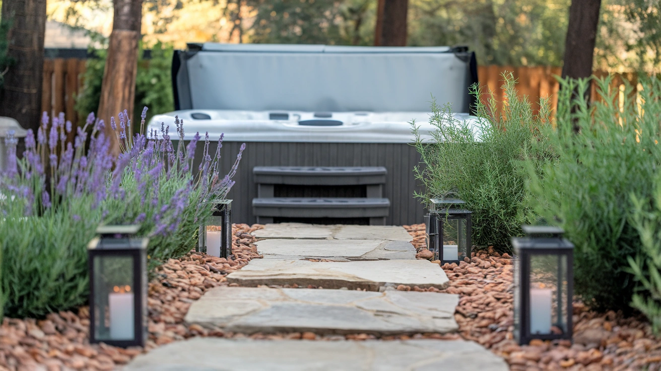 outdoor stone pathway 