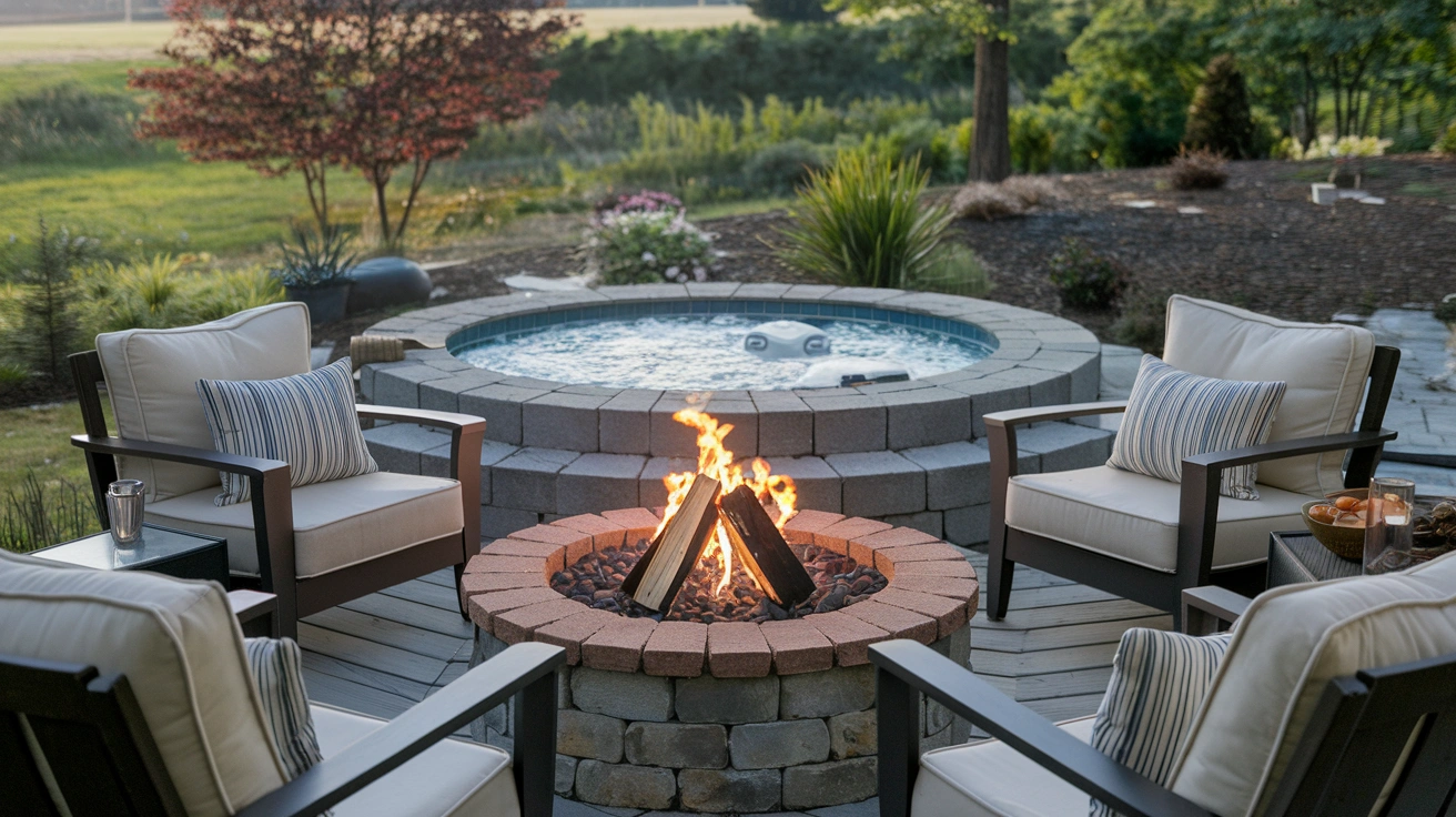 backyard fire pit 