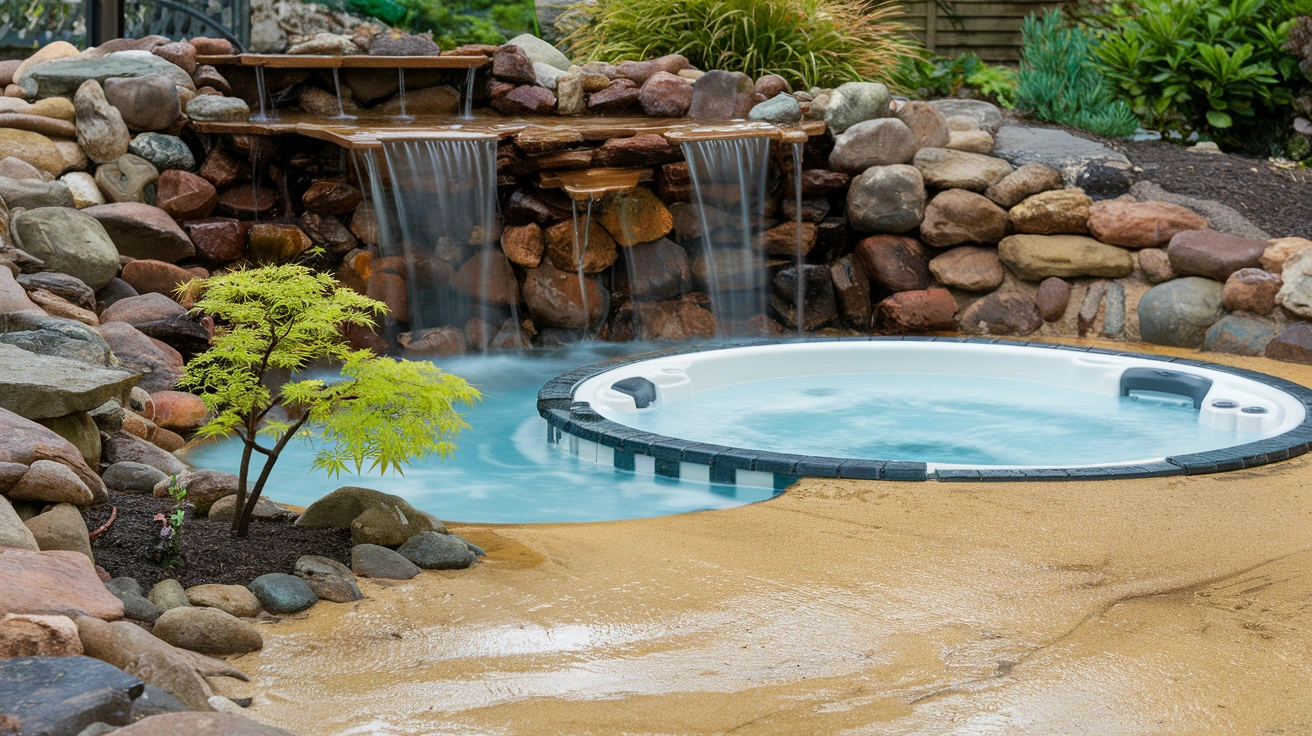 Backyard Hot Tub 