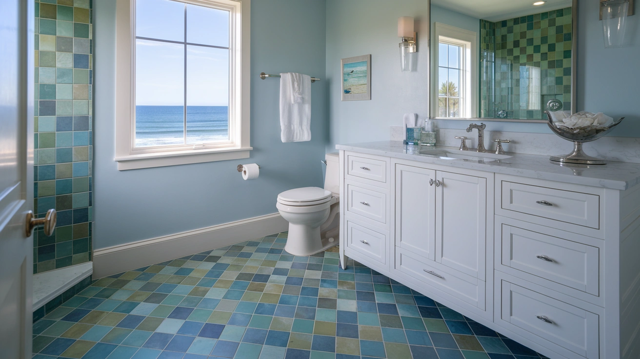 coastal-bathroom-with-floor-tiles