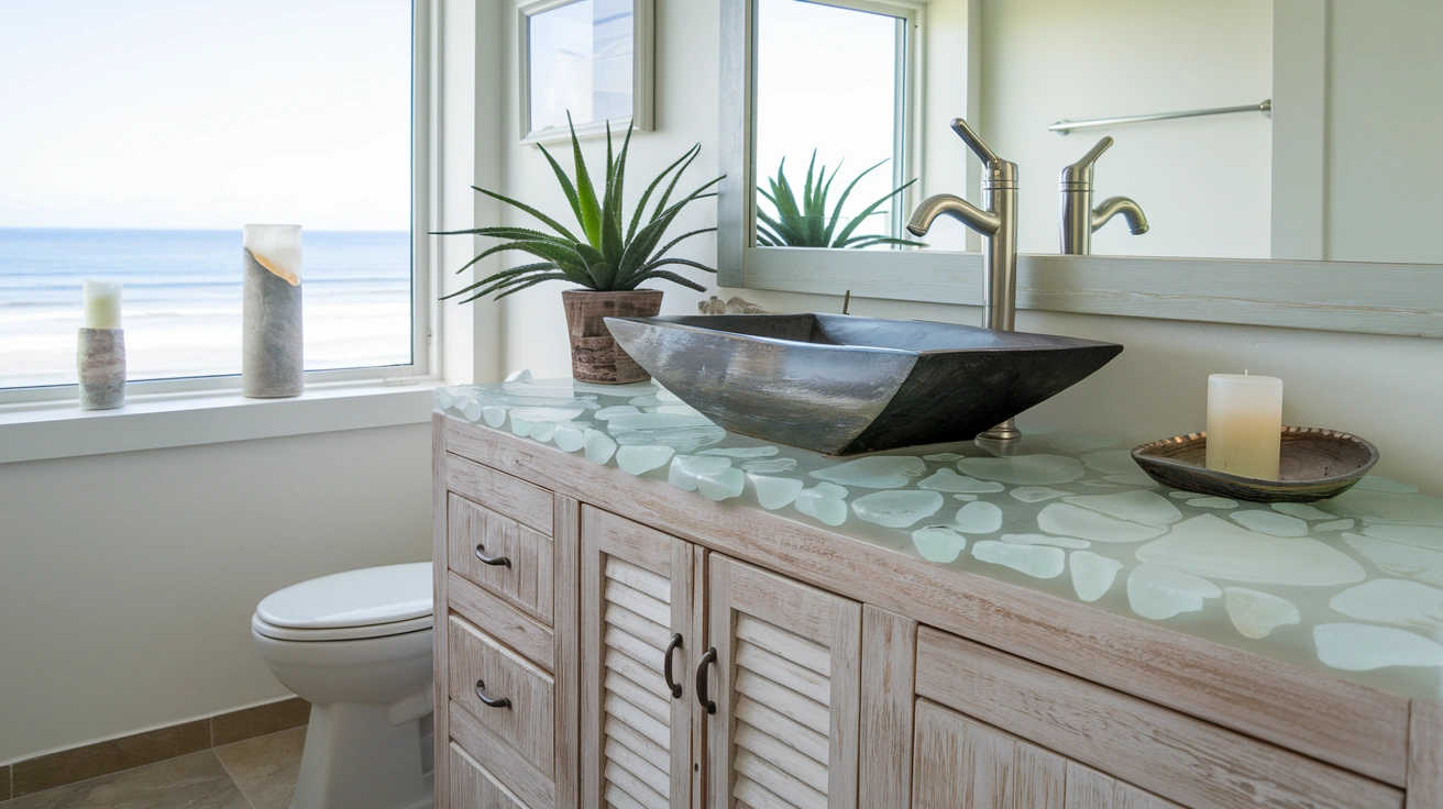 A 15+ Beautiful Coastal Bathroom Ideas You'll Love!