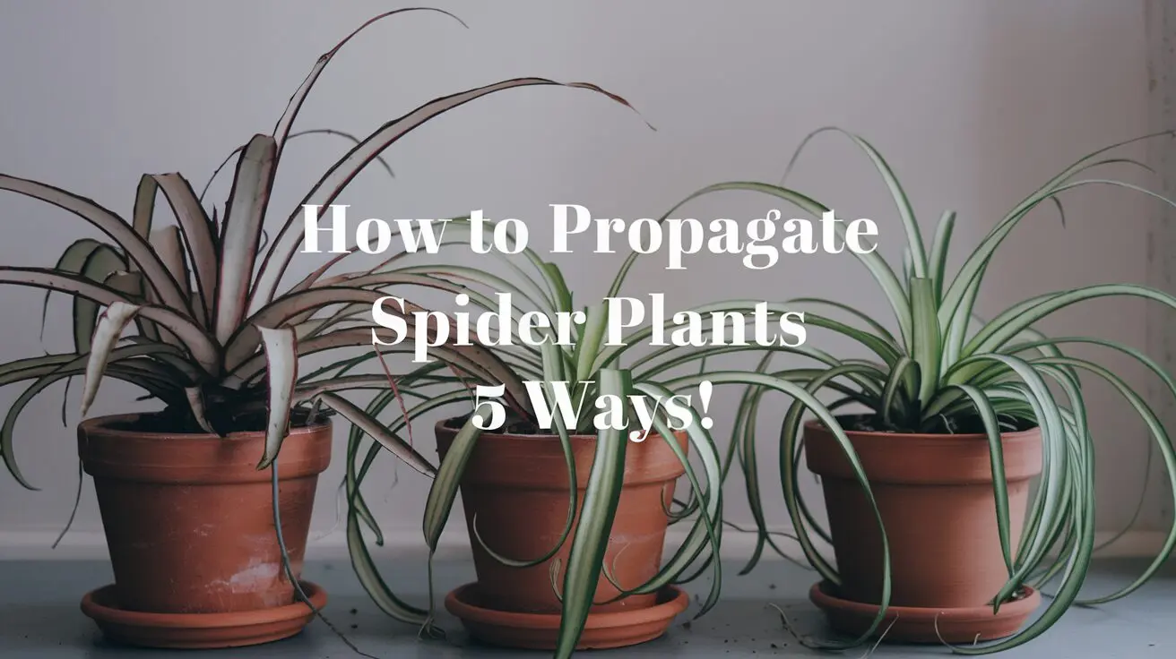 How To Propagate A Spider Plant: 5 Smart & Easy Ways
