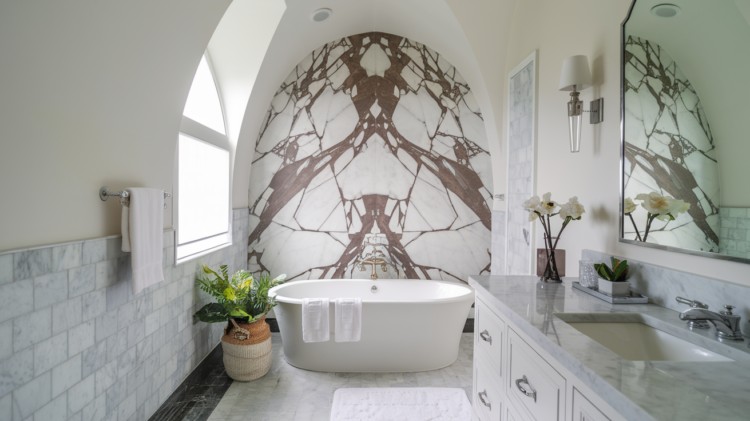 Marble bathroom