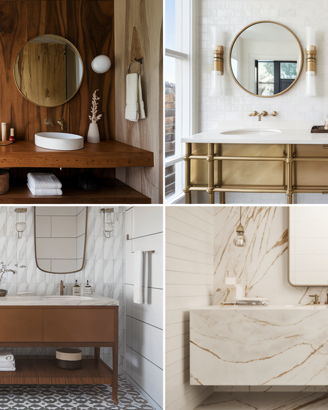 Bathroom Vanity Materials 
