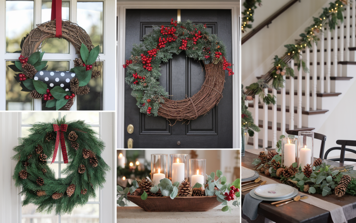 Rustic Wreaths and Garlands | Rustic Christmas Decorations