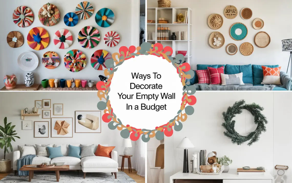 10 WAYS To Decorate Your Empty Wall In A Budget!!