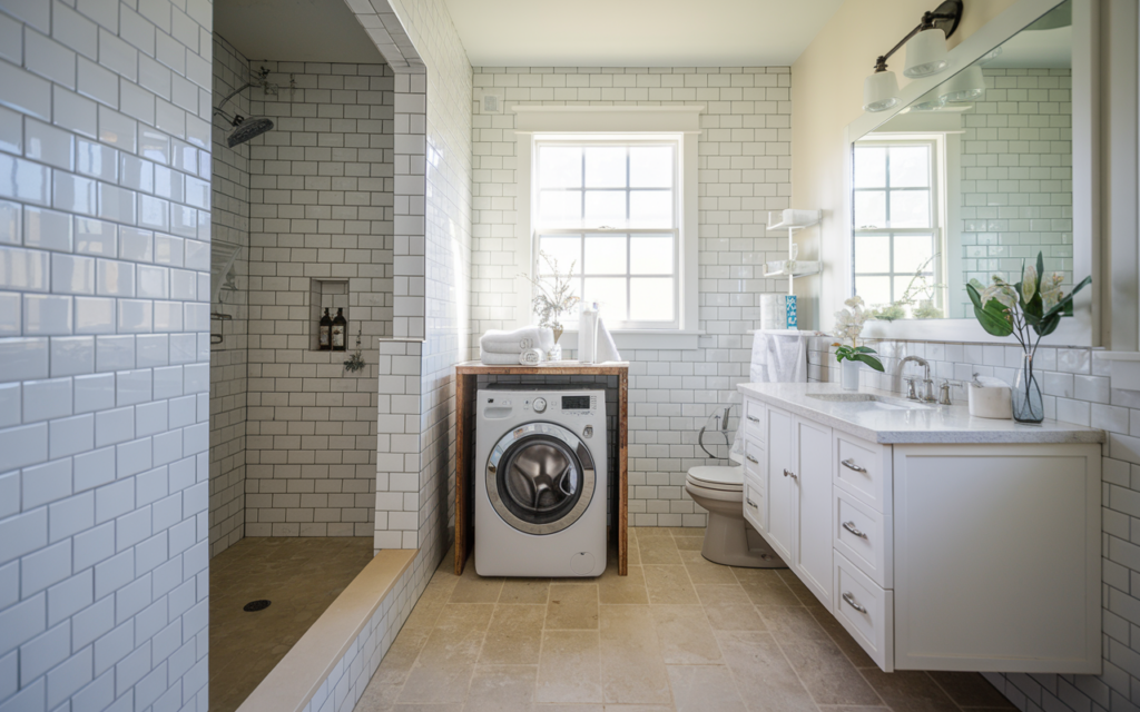 Bathroom Laundry Room Designs And Ideas You'll Love
