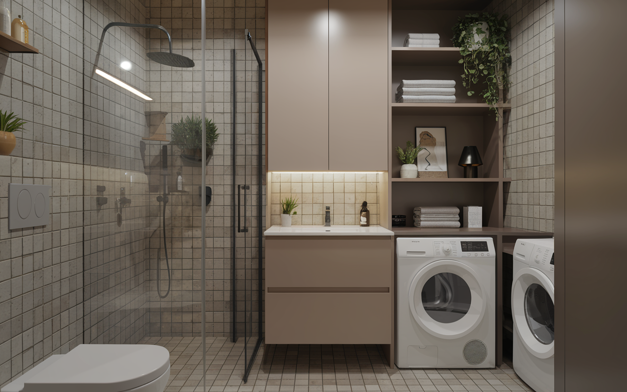 Bathroom Laundry Room Designs And Ideas You'll Love