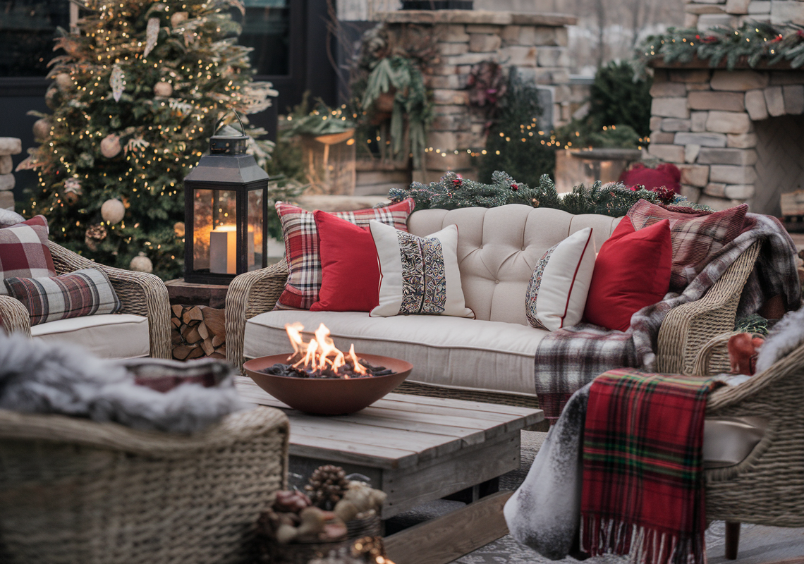 rustic Christmas decor 
