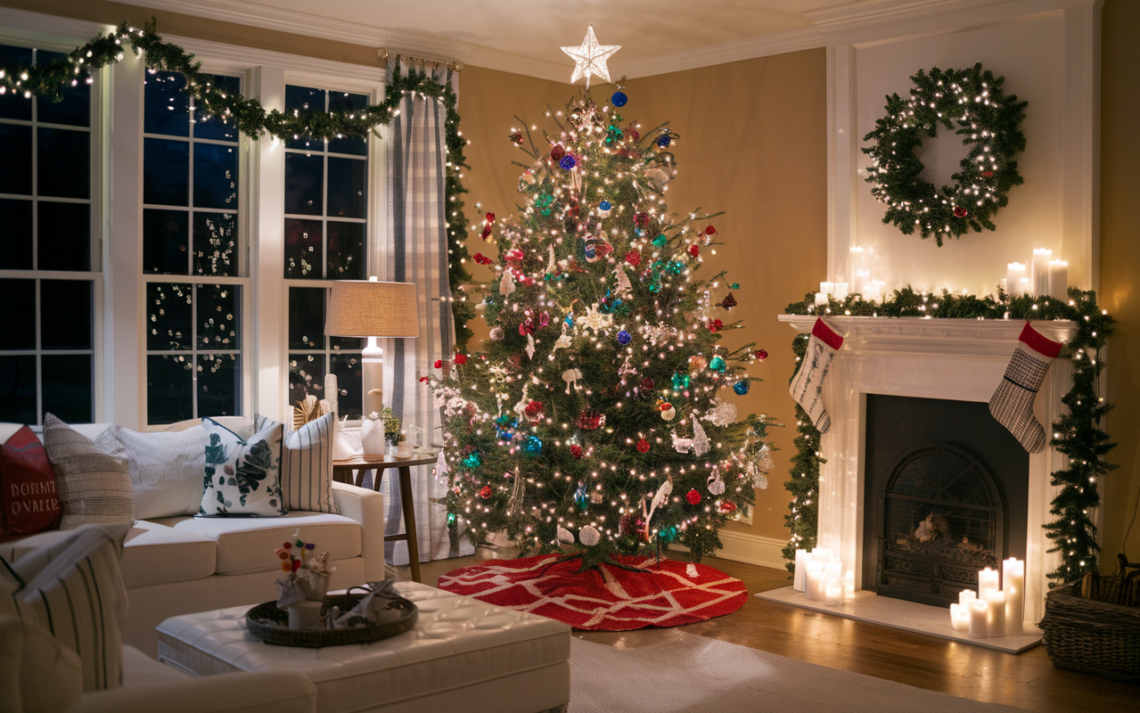 Living Room Christmas decor