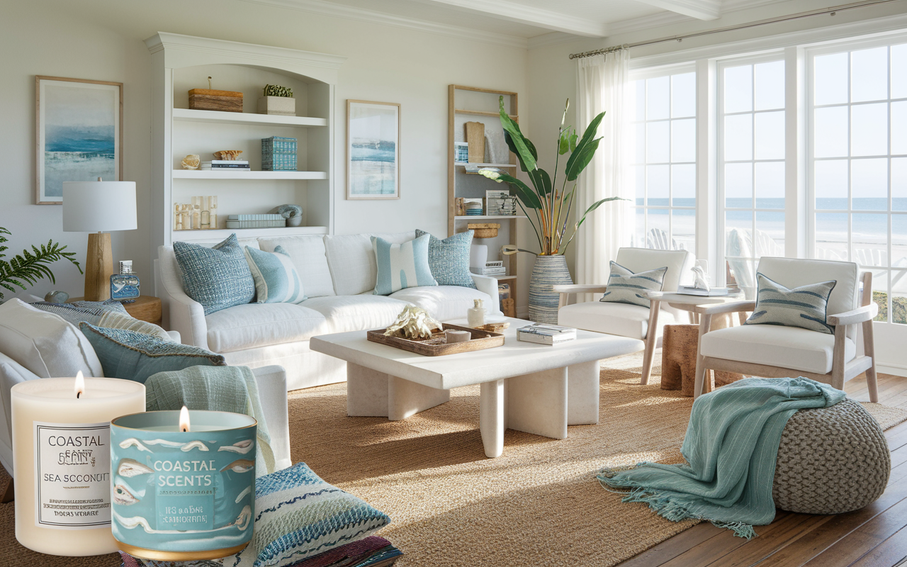 coastal living room design
