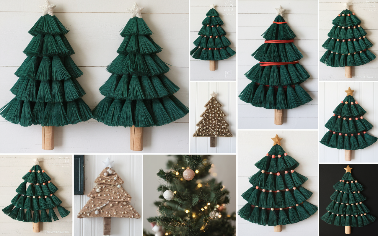 DIY Duster Trees |DIY Dollar Tree Christmas 