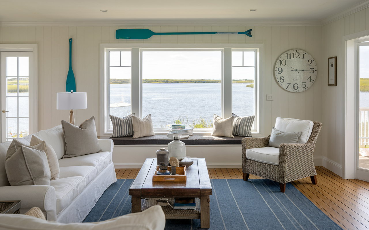 coastal living room decor
