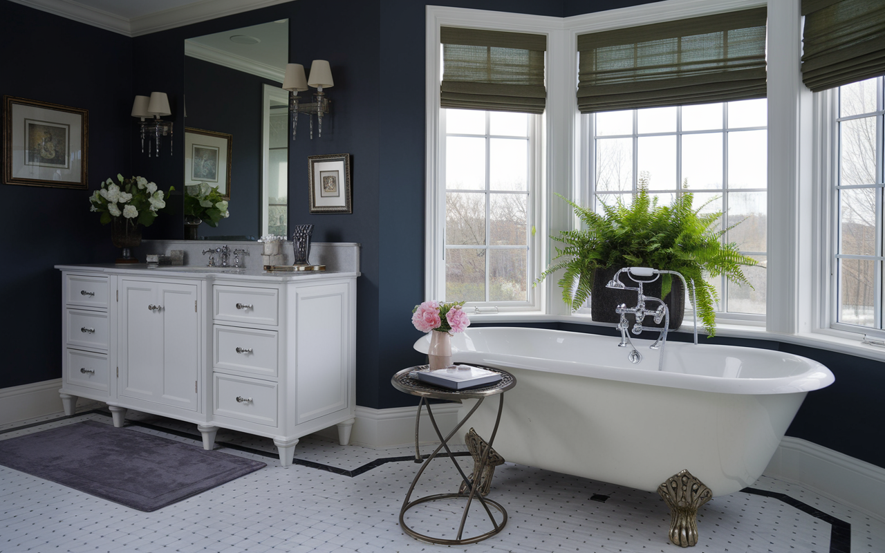 bathroom bay window