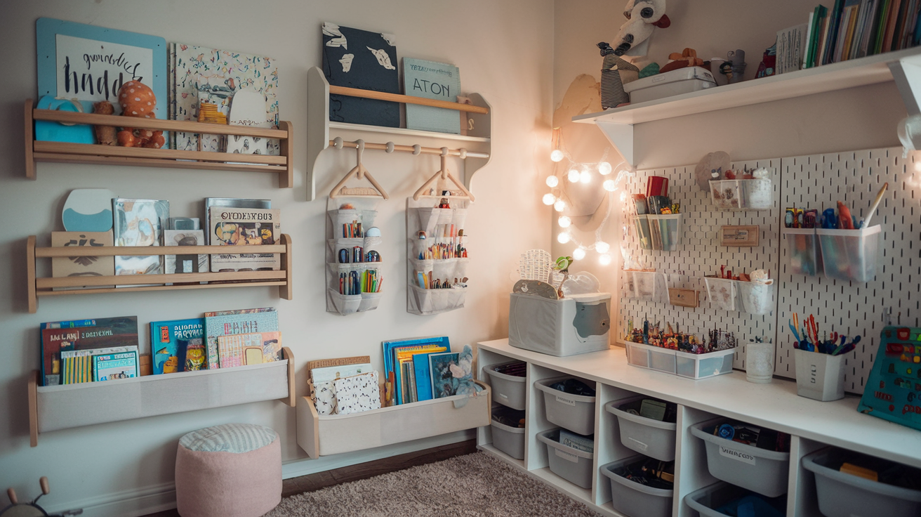 Toddler Bedroom and Playroom combo