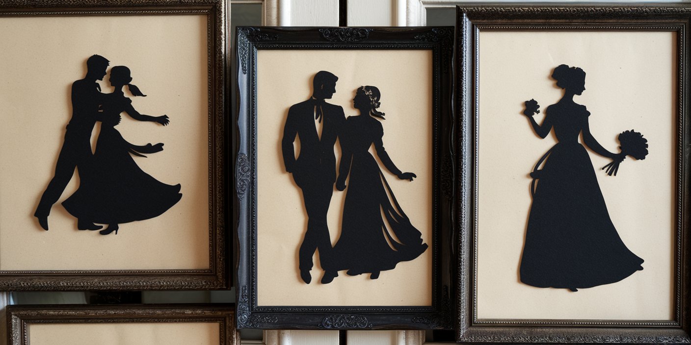🌸 20+ Adorable Valentine Door Decorations Ideas🌸 17 Silhouette Cameo Door Art