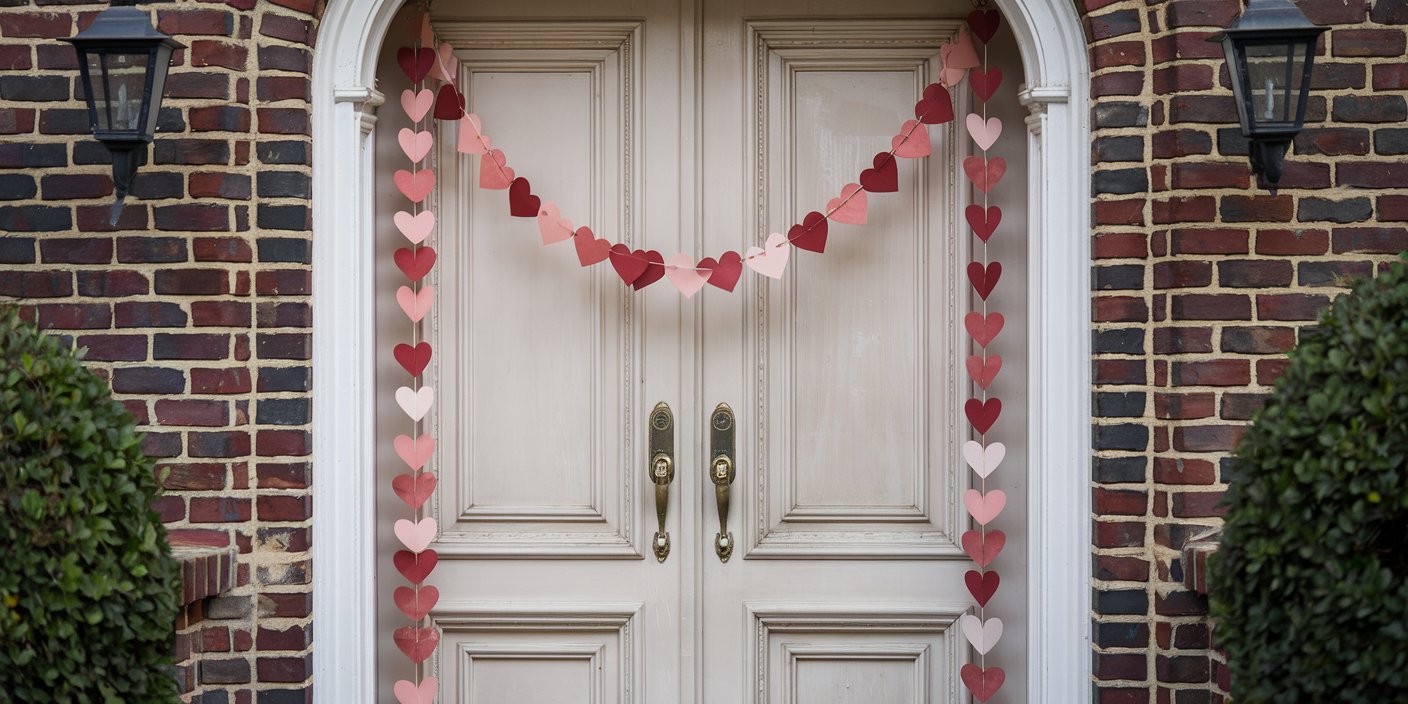 🌸 20+ Adorable Valentine Door Decorations Ideas🌸 5 DIY Heart Garland
