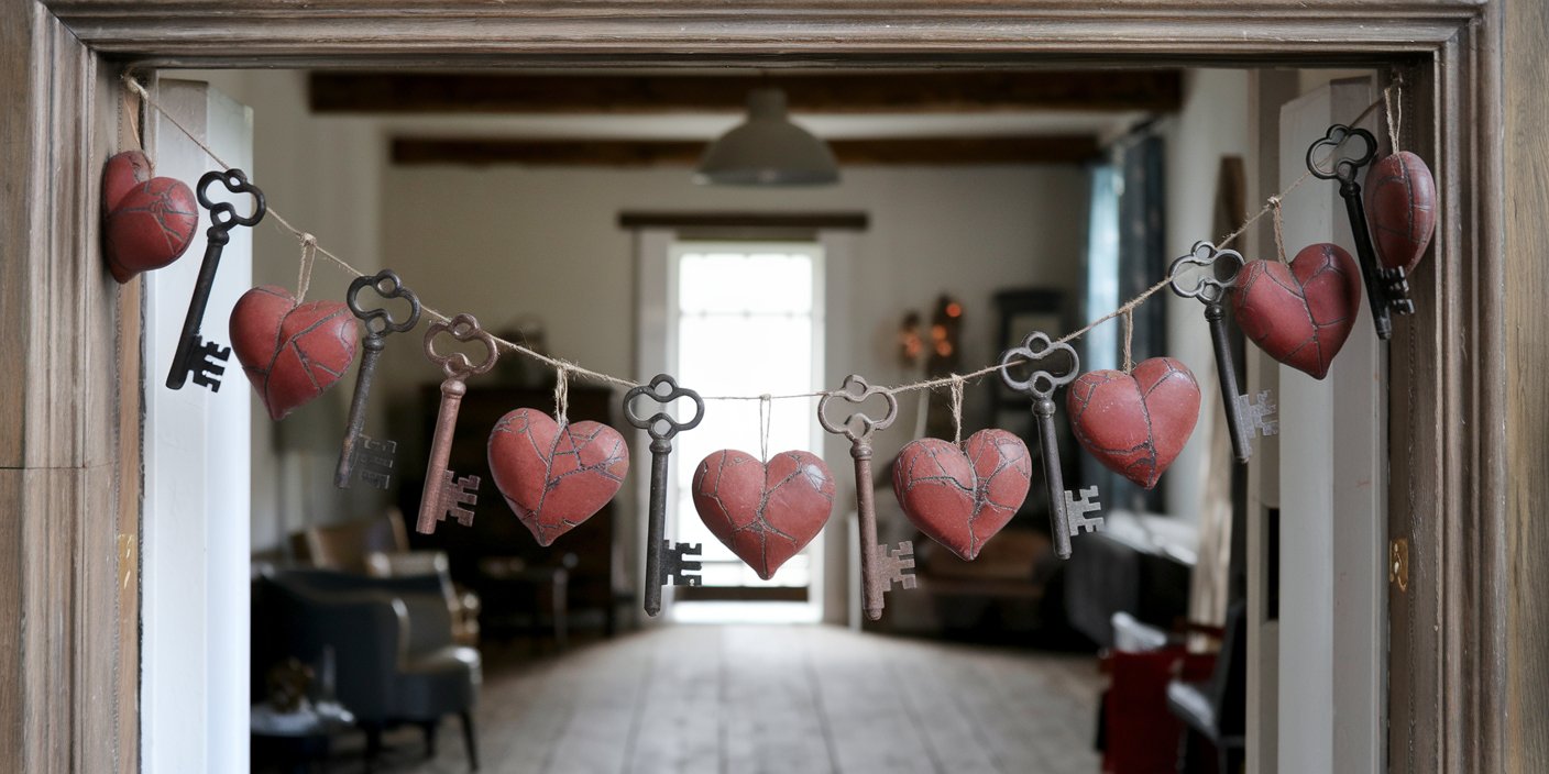 🌸 20+ Adorable Valentine Door Decorations Ideas🌸 16 heart-shaped ornaments.