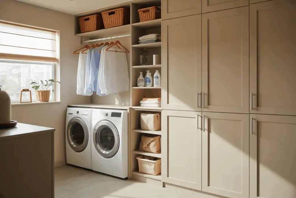 laundry room and closet combo Ideas: Everything You Need To know! 5 laundry Storage Solutions