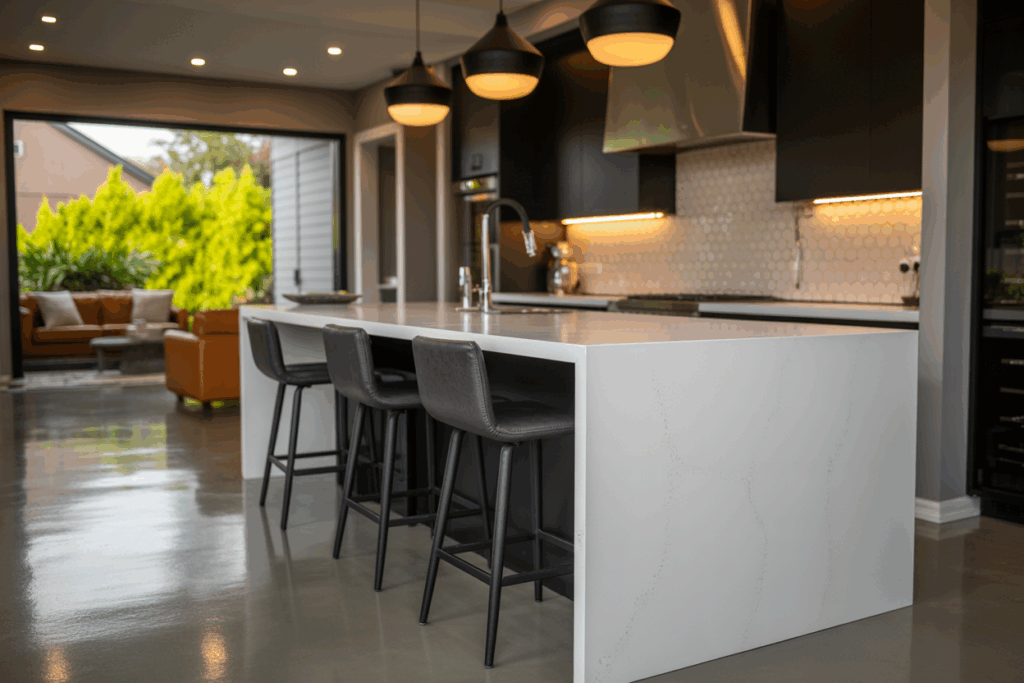 Tile to Concrete