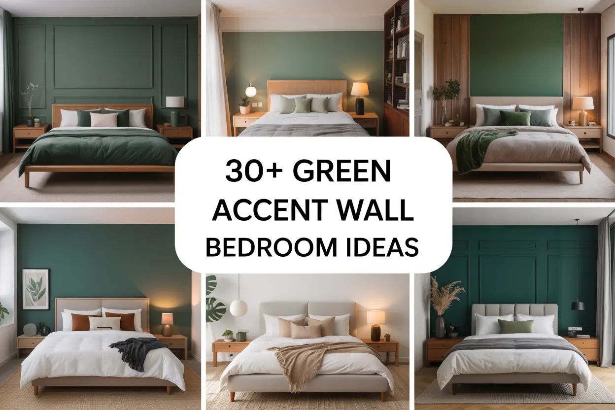 Green Accent Wall Bedroom Ideas for a Welcoming and Relaxation Space