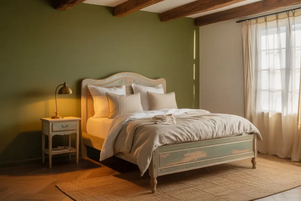 30+ Green Accent Wall Bedroom Ideas for a Cozy and Relaxation Space 10 green accent wall ideas