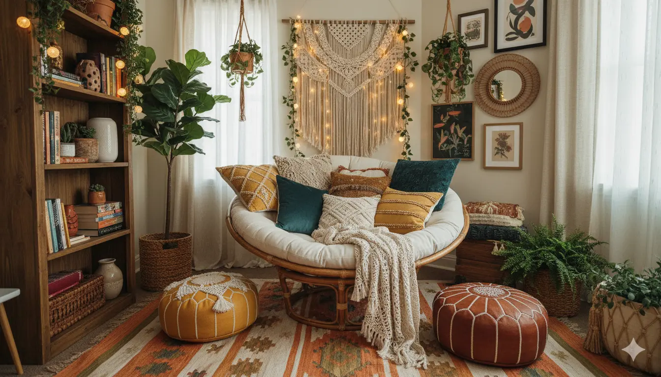 Stunning 20+ Boho Reading Nook Designs for Book Lovers 1 Stunning 20 Boho Reading Nook Designs for Book Lovers