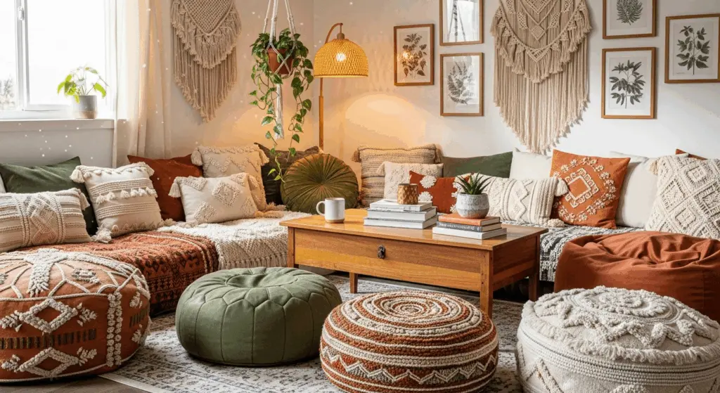 Stunning 20+ Boho Reading Nook Designs for Book Lovers 15 comfy reading nook